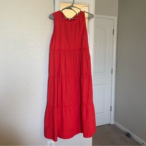 Madewell Tiered Midi Dress